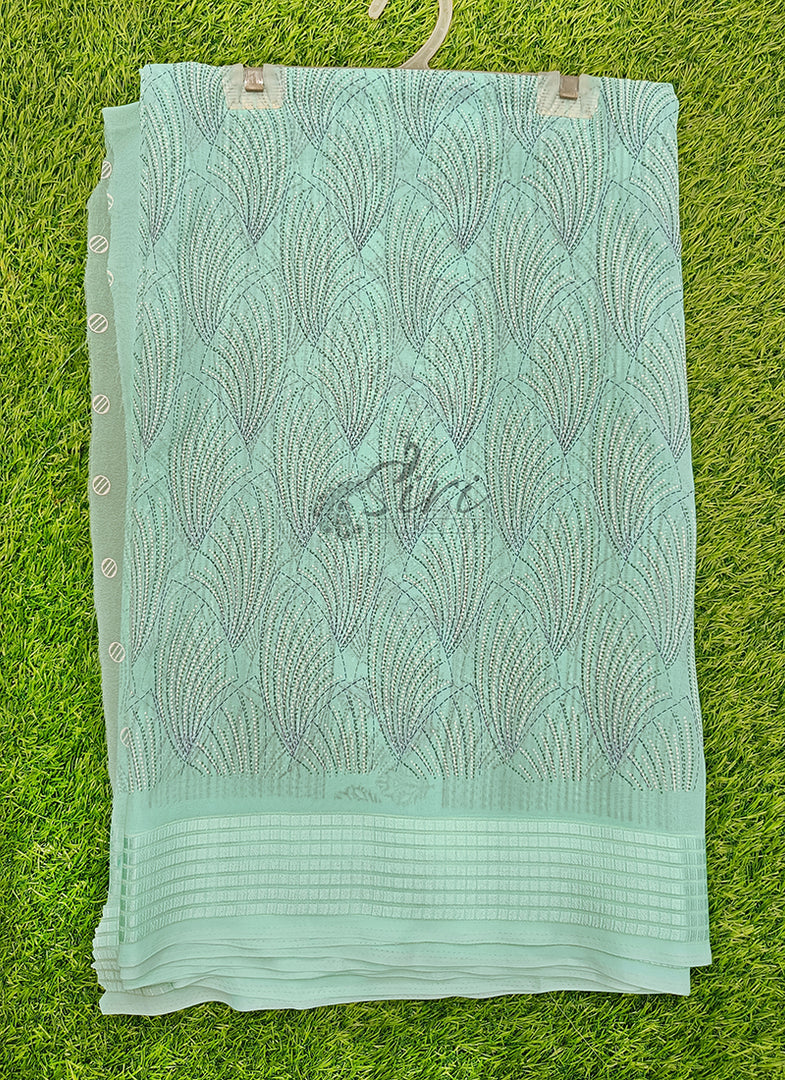 Beautiful Printed Georgette Saree