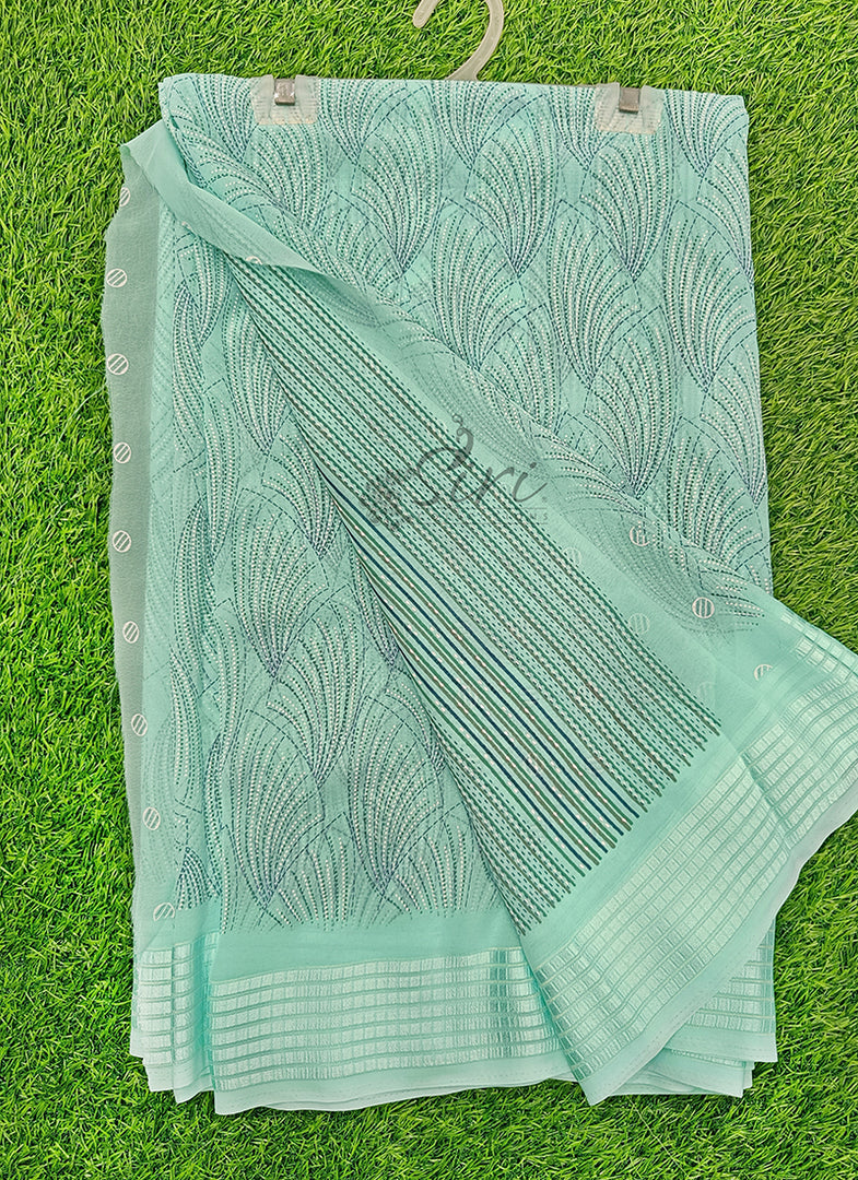 Beautiful Printed Georgette Saree