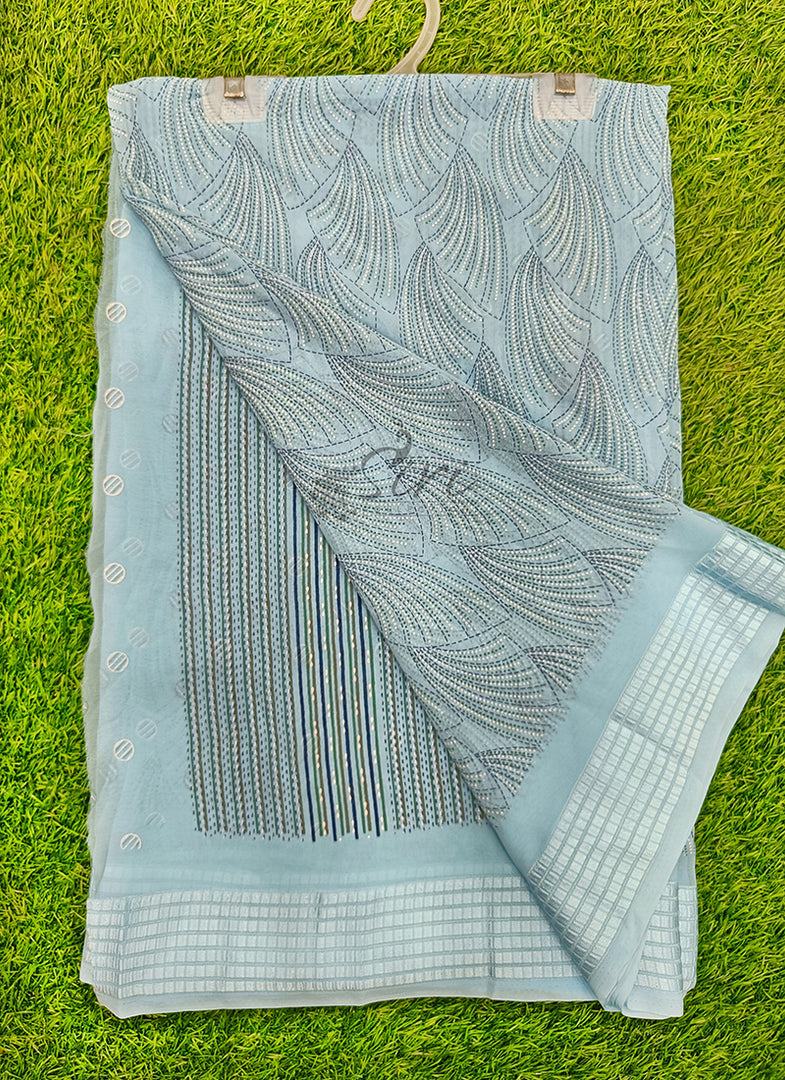 Beautiful Printed Georgette Saree