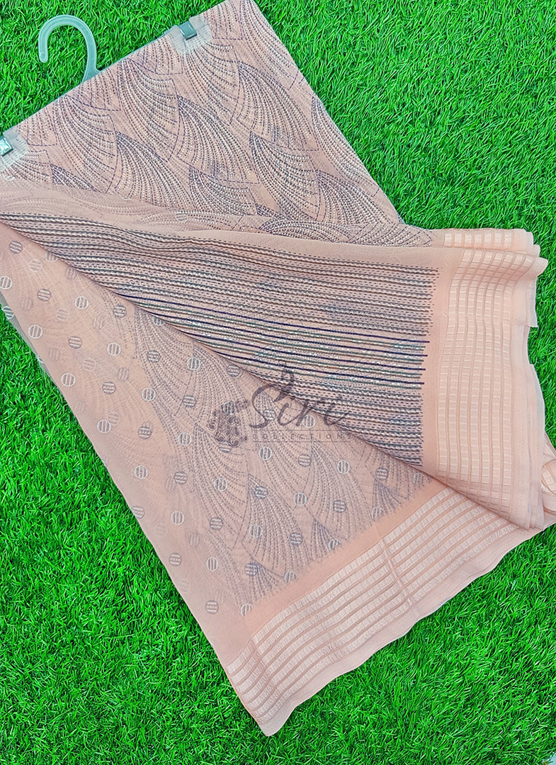 Beautiful Printed Georgette Saree