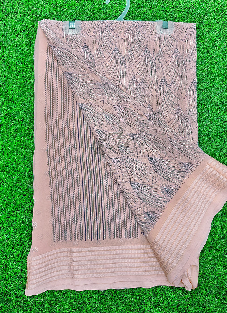 Beautiful Printed Georgette Saree