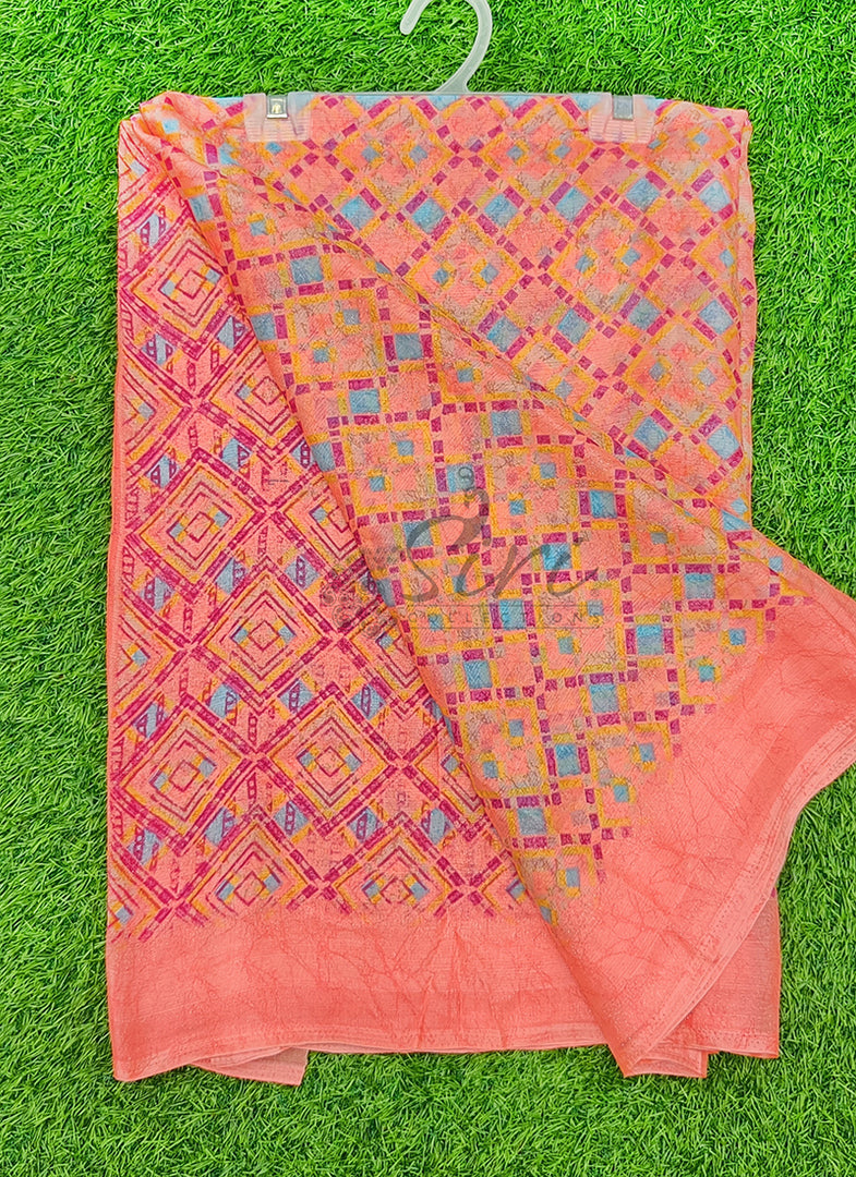 Beautiful Printed Fancy Chiffon Saree