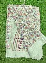 Load image into Gallery viewer, Beautiful Printed Moss Georgette Saree