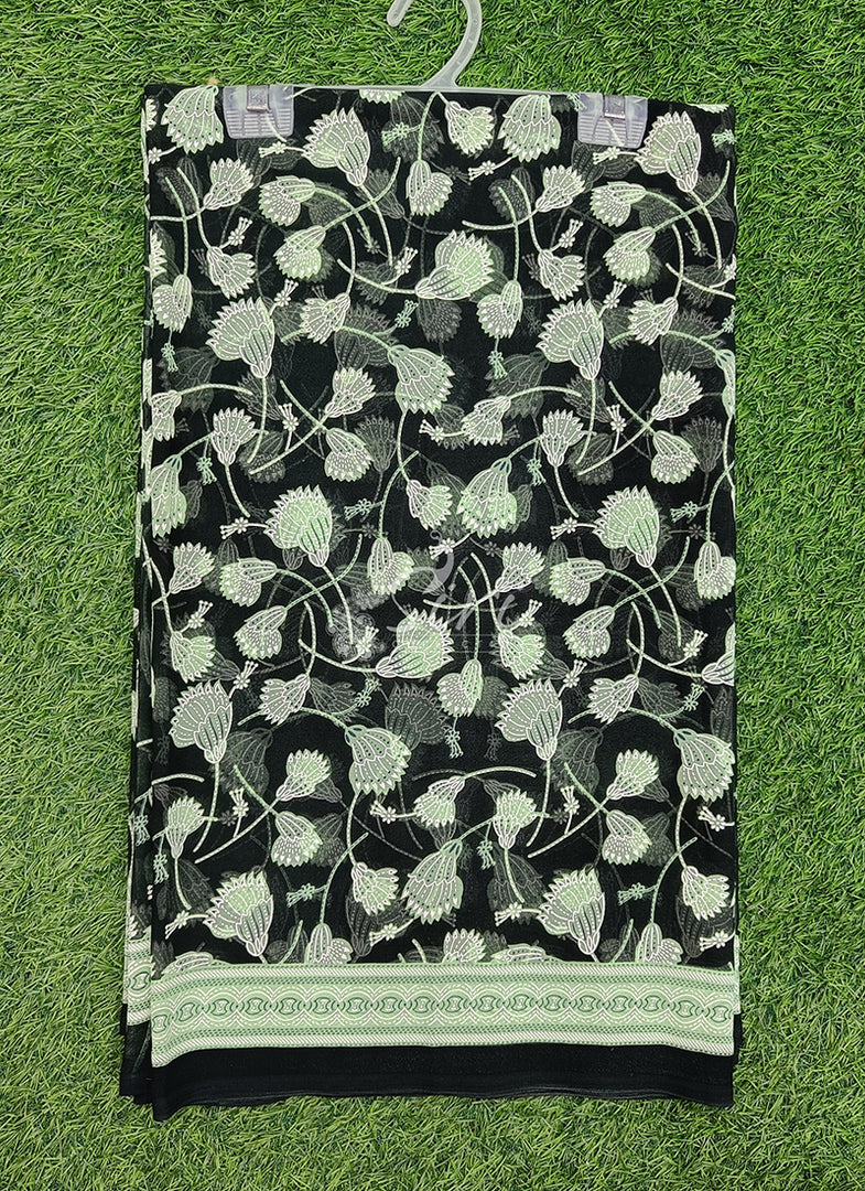 Beautiful Printed Georgette Saree