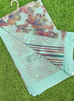 Load image into Gallery viewer, Beautiful Soft Georgette Saree in Self Butis