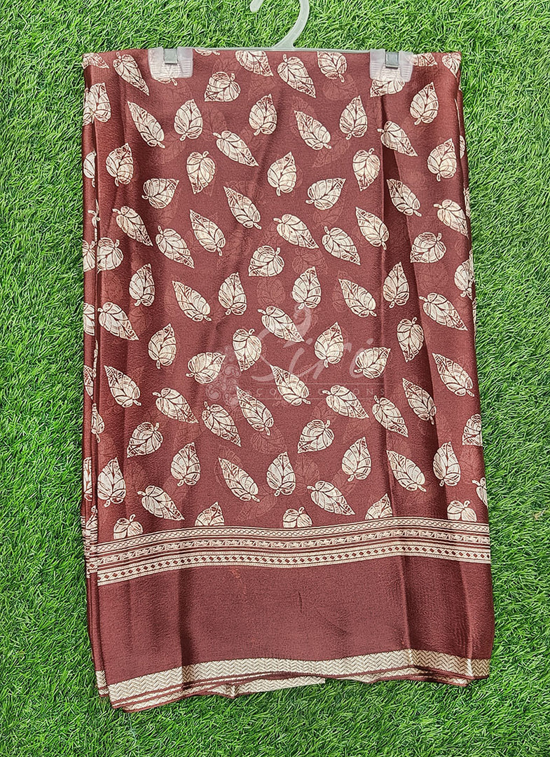 Beautiful Printed Crepe Georgette Saree