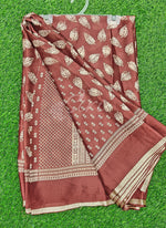 Load image into Gallery viewer, Beautiful Printed Crepe Georgette Saree