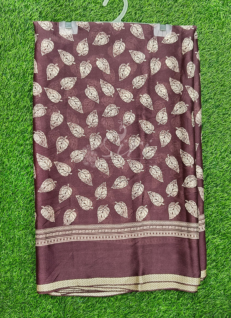 Beautiful Printed Crepe Georgette Saree
