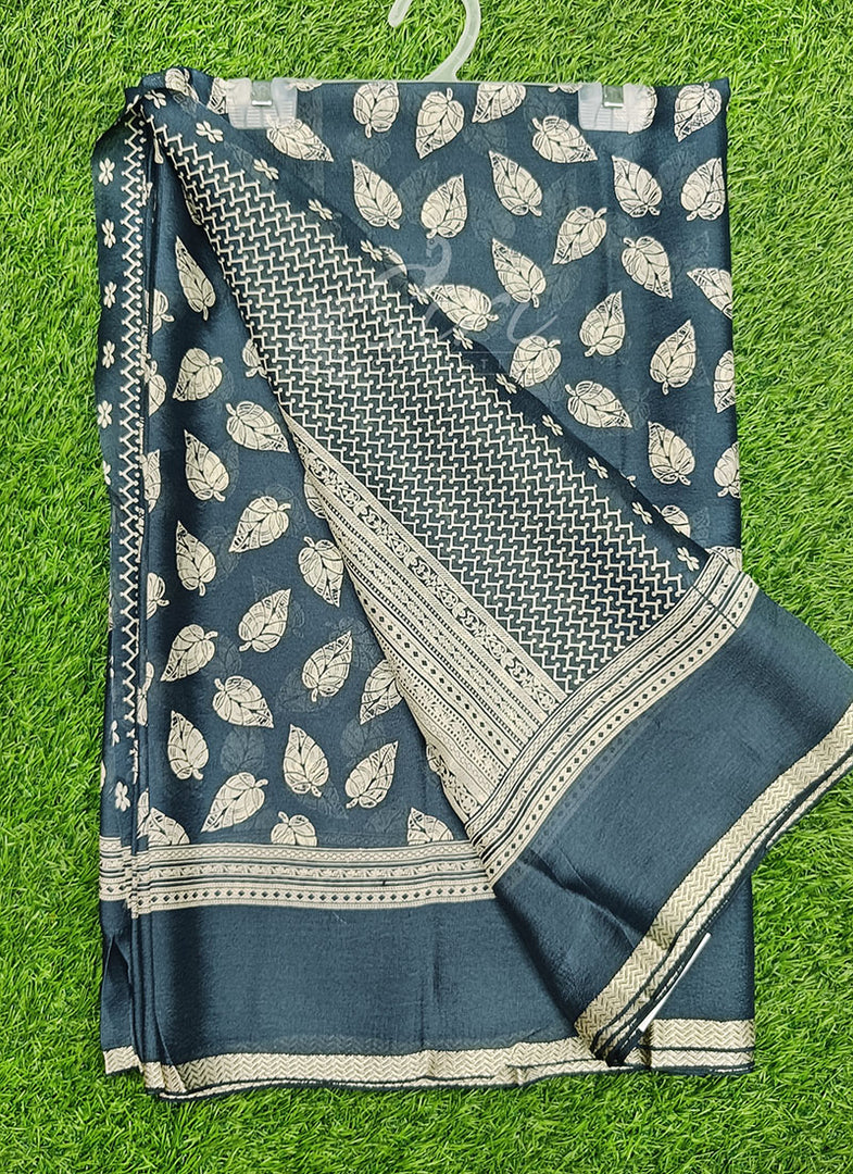 Beautiful Printed Crepe Georgette Saree