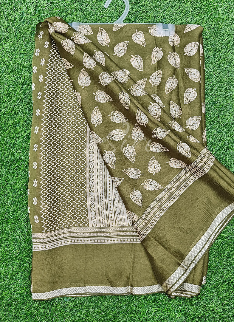 Beautiful Printed Crepe Georgette Saree