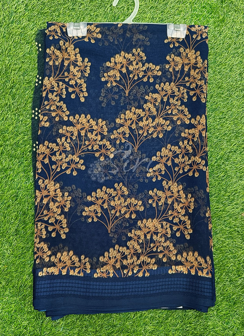Beautiful Printed Georgette Saree