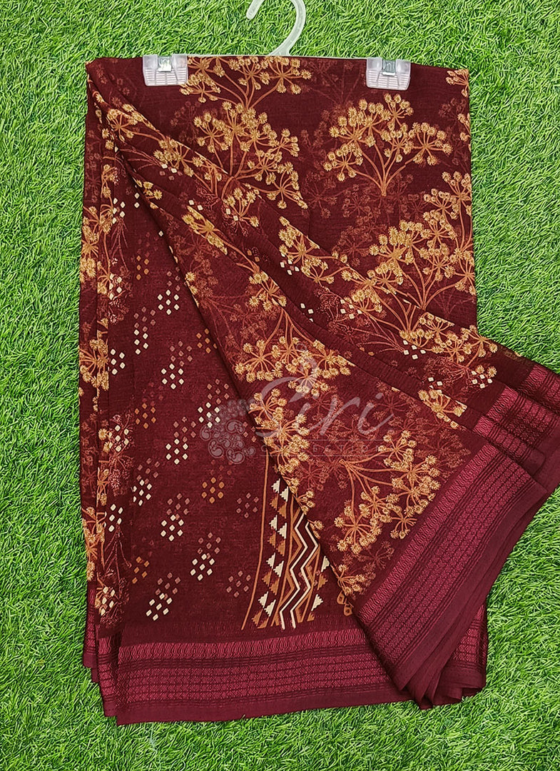 Beautiful Printed Georgette Saree