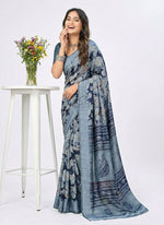 Load image into Gallery viewer, Beautiful Printed Fancy Silk Saree