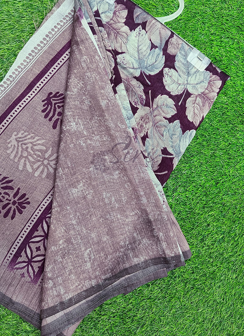 Beautiful Printed Fancy Silk Saree