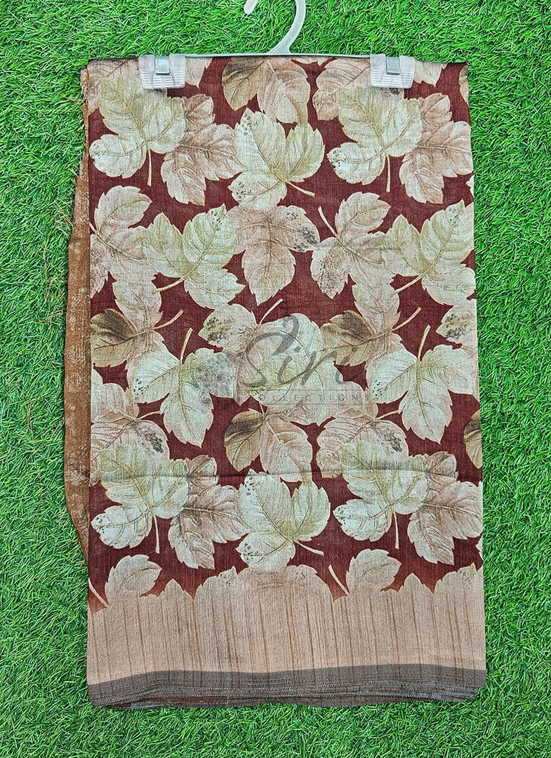 Beautiful Printed Fancy Silk Saree