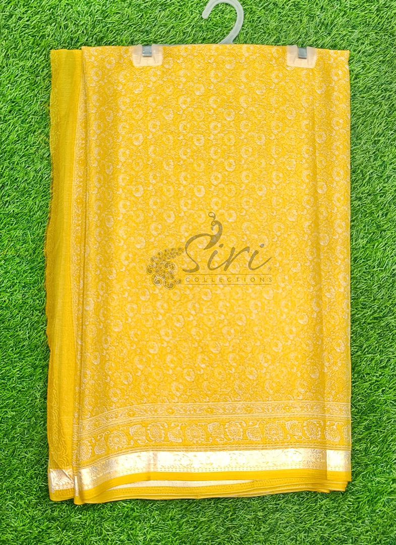 Latest Beautiful Printed Siri Chiffon Saree with Border