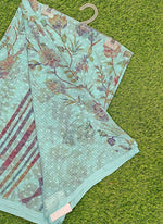 Load image into Gallery viewer, Beautiful Soft Georgette Saree in Self Butis