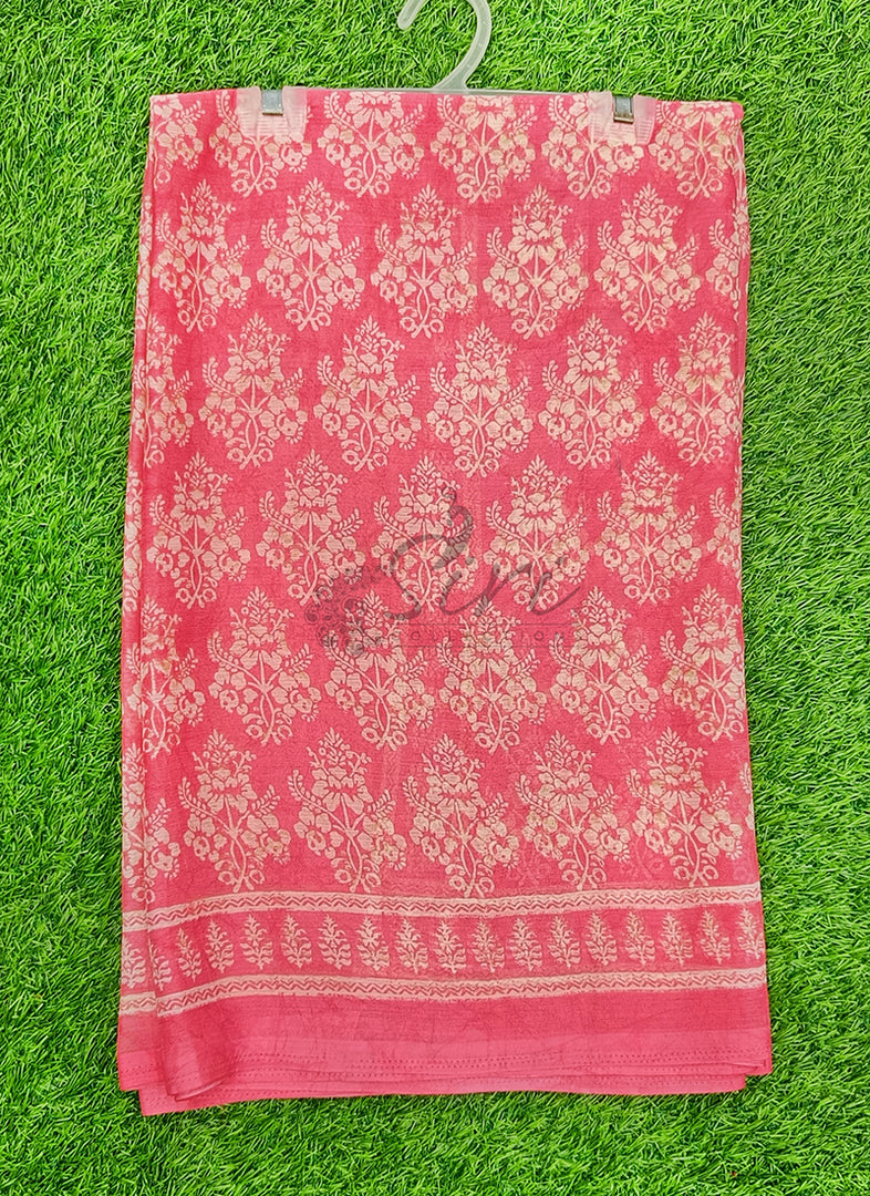 Latest Beautiful Printed Chiffon Saree