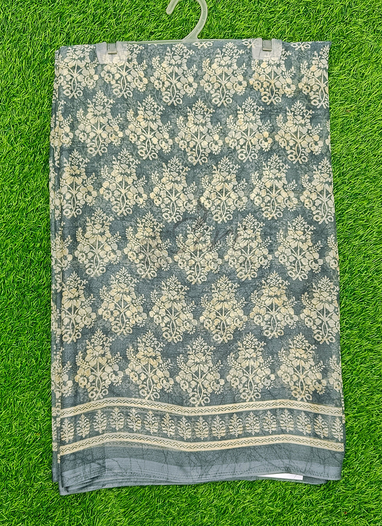 Latest Beautiful Printed Chiffon Saree