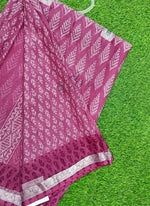 Load image into Gallery viewer, Latest Beautiful Printed Chiffon Saree with Border