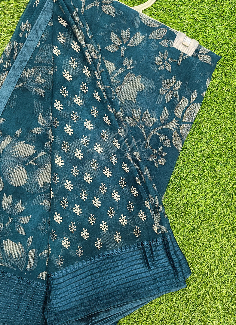 Beautiful Printed Georgette Saree