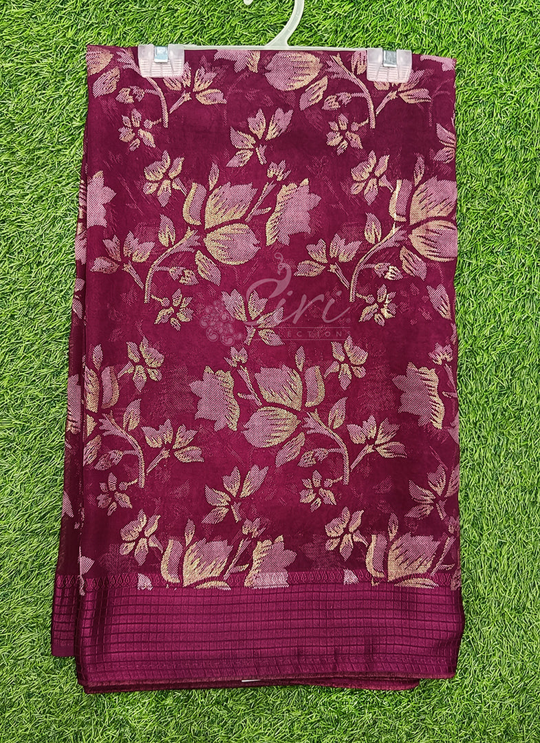Beautiful Printed Georgette Saree