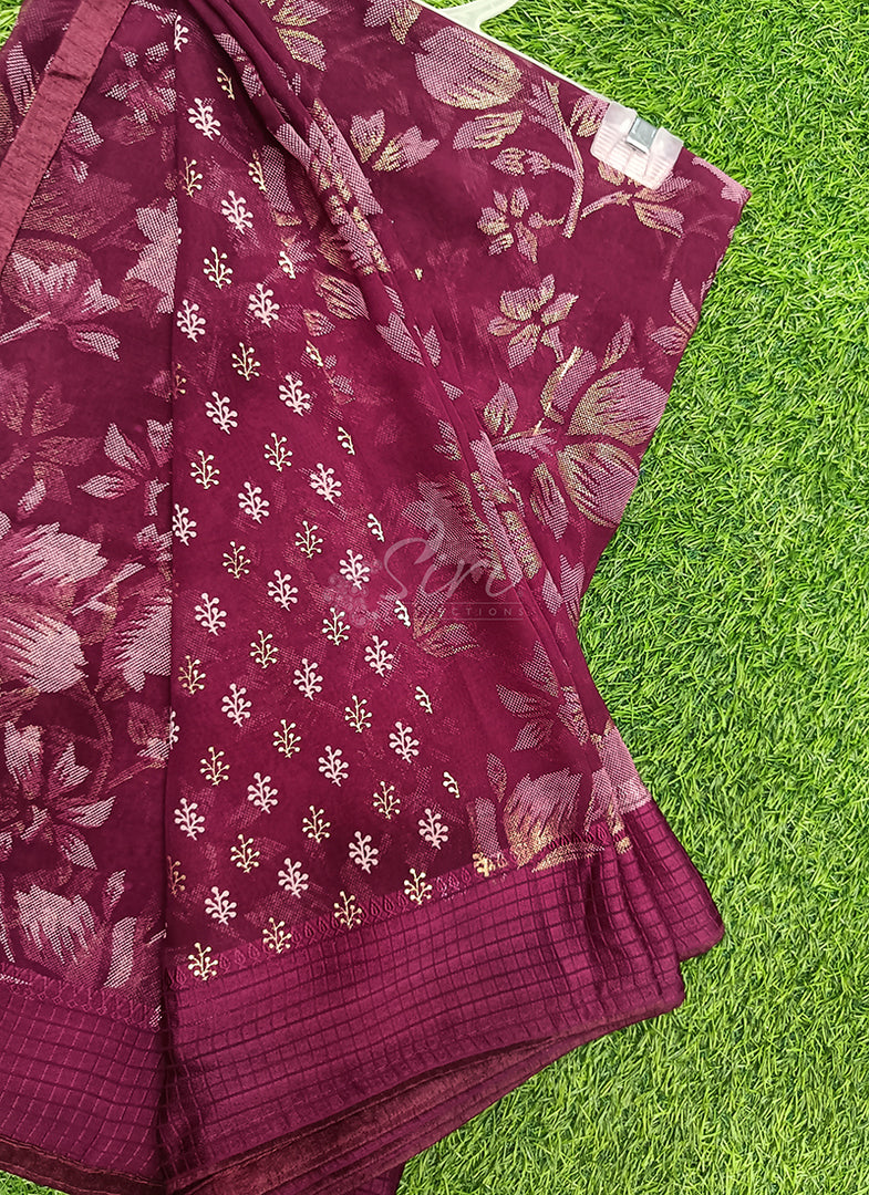 Beautiful Printed Georgette Saree