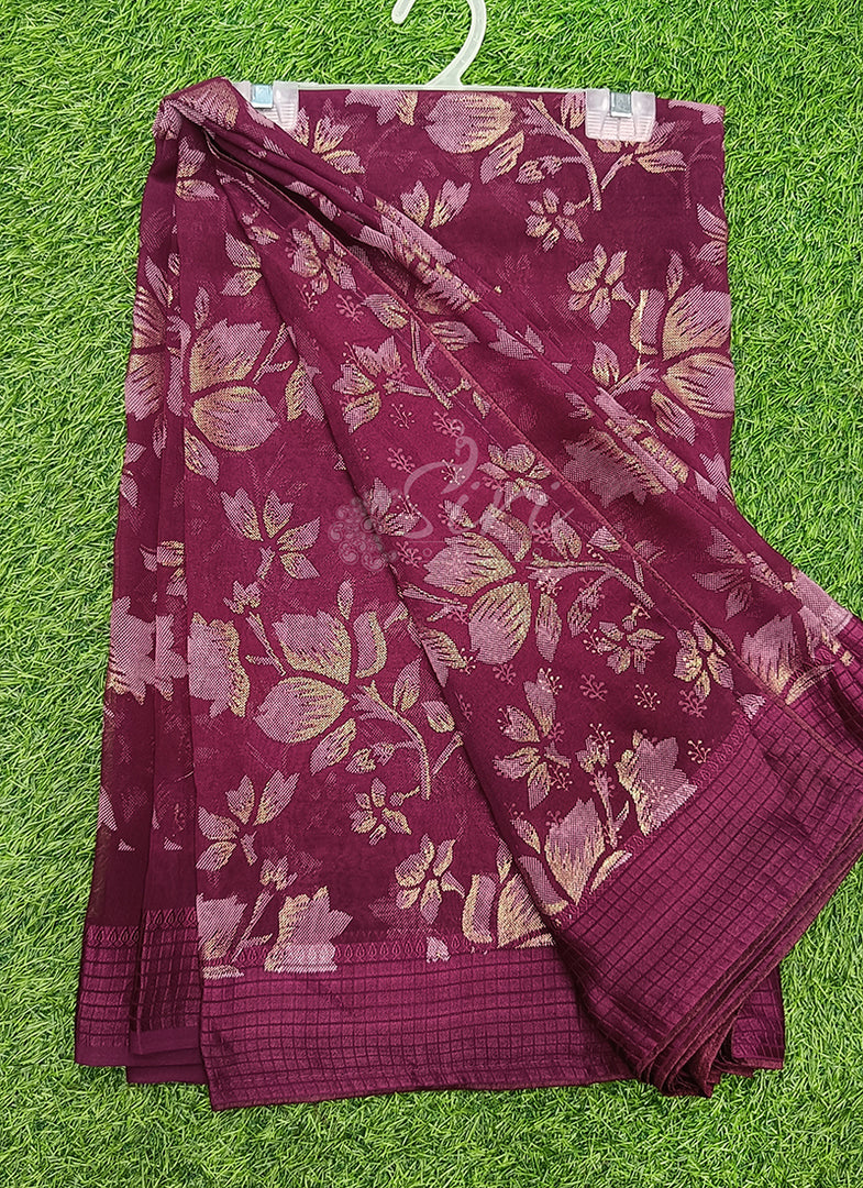 Beautiful Printed Georgette Saree