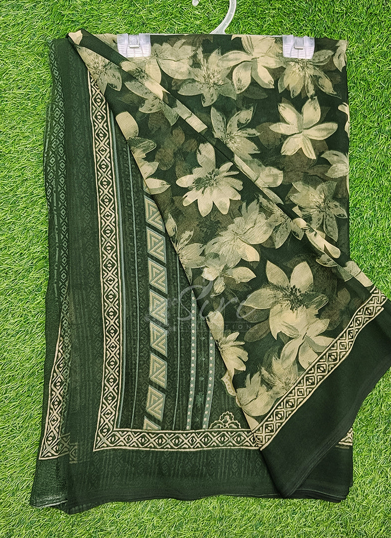 Beautiful Printed Georgette Saree