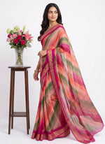 Load image into Gallery viewer, Latest Multi Colour Printed Chiffons Saree with Blouse