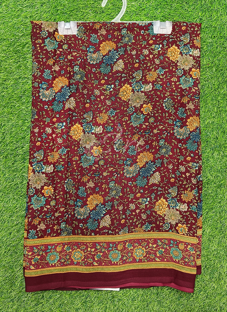 Latest Premium Printed Crepe Saree