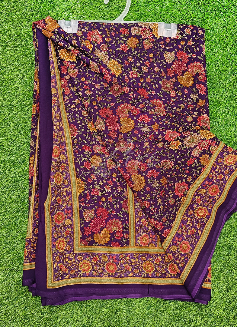Latest Premium Printed Crepe Saree