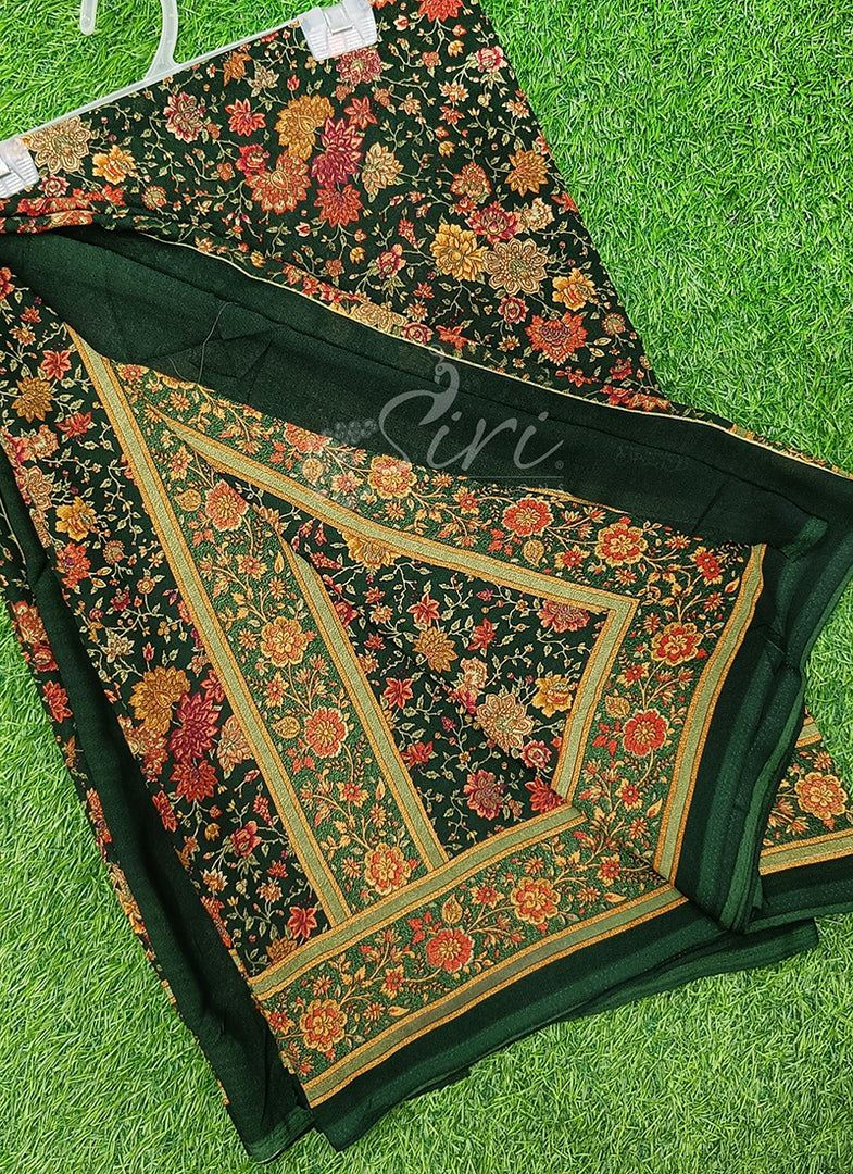 Latest Premium Printed Crepe Saree