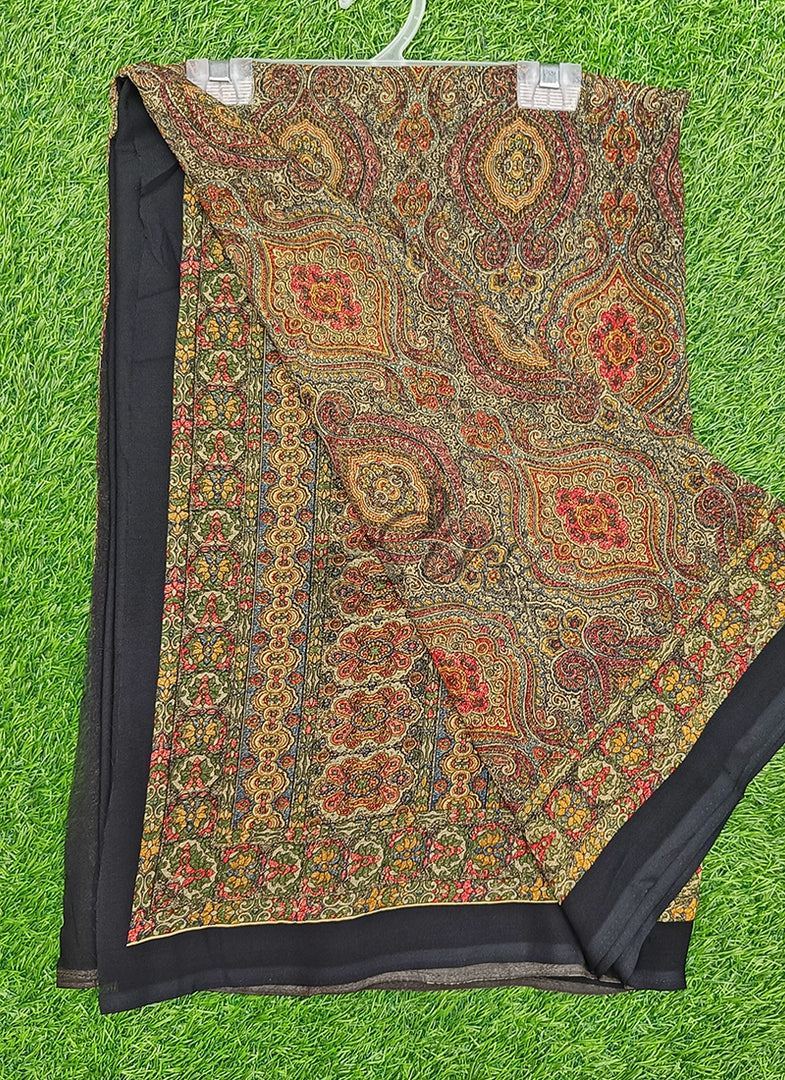 Latest Premium Printed Crepe Saree