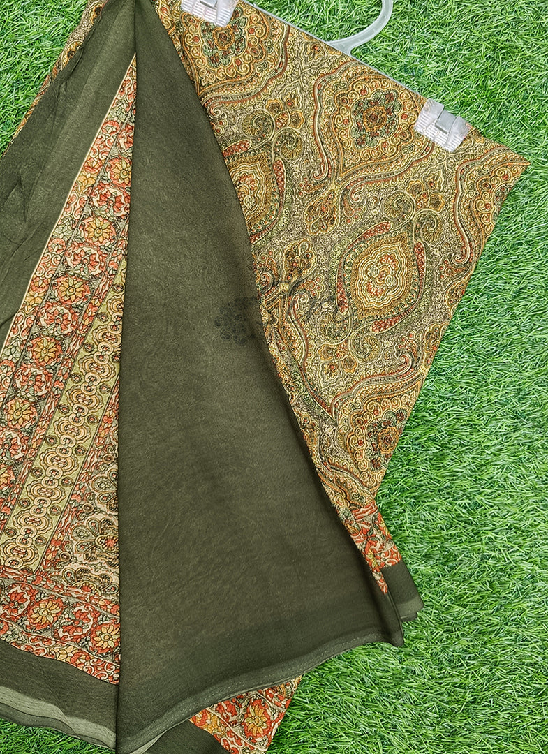 Latest Premium Printed Crepe Saree