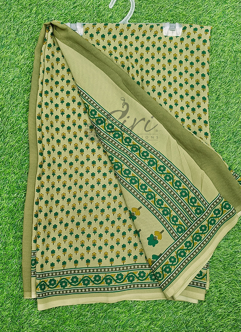 Latest Premium Printed Crepe Saree