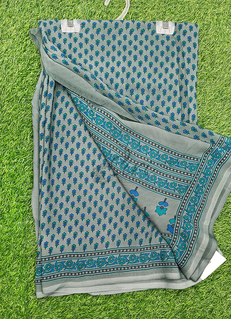 Latest Premium Printed Crepe Saree