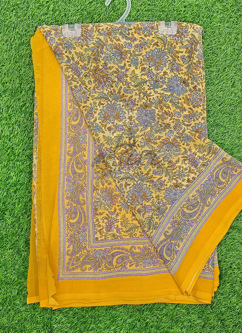 Latest Premium Printed Crepe Saree