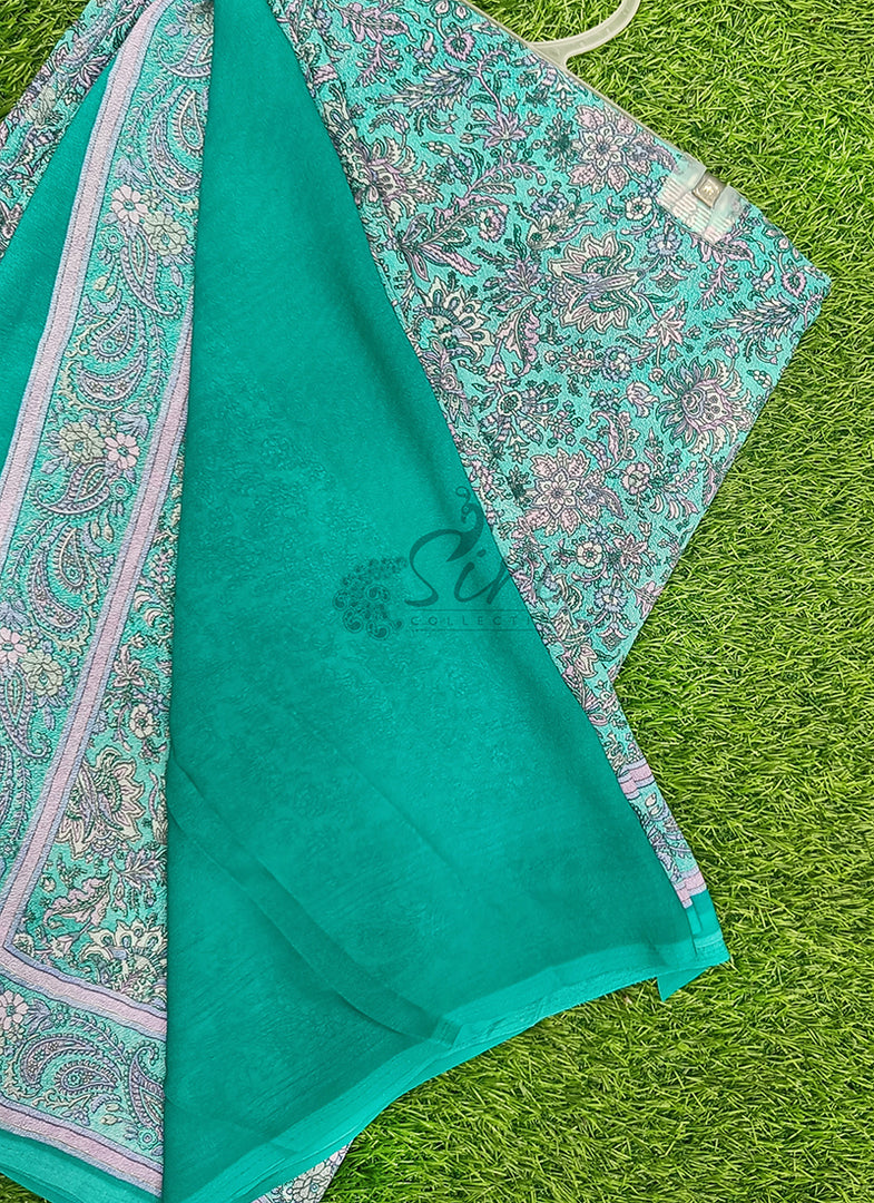 Latest Premium Printed Crepe Saree