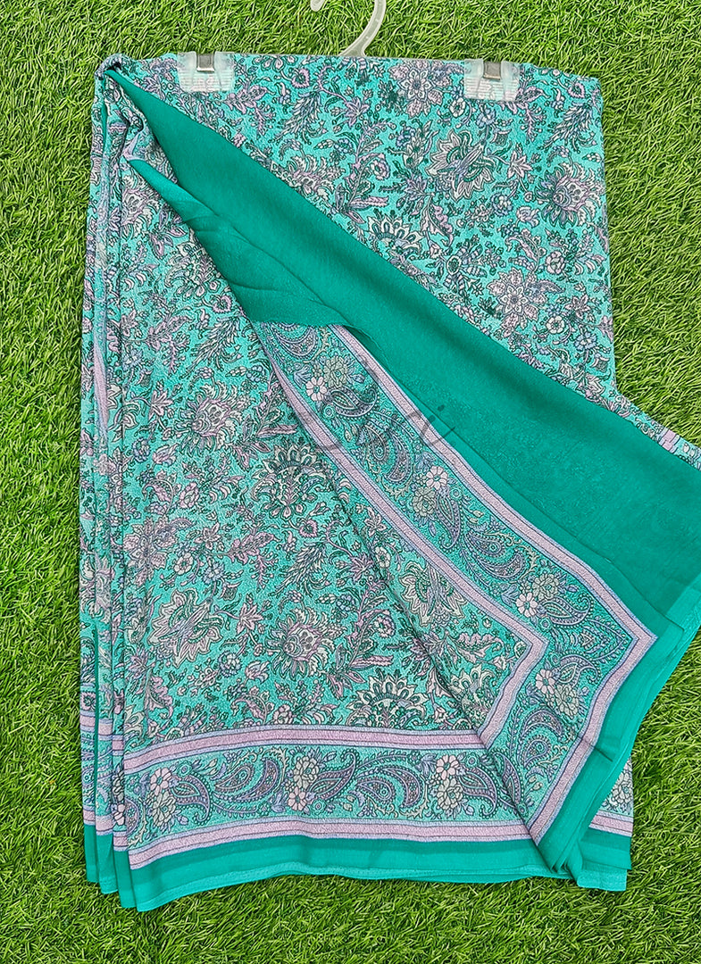 Latest Premium Printed Crepe Saree
