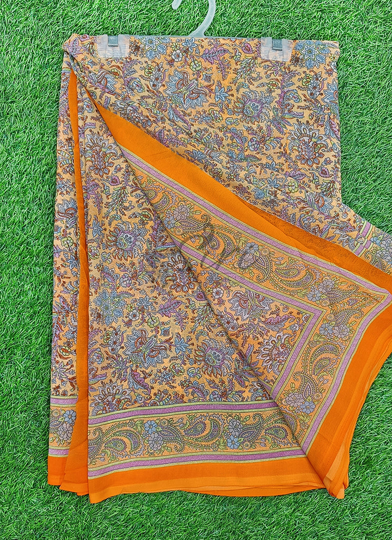 Latest Premium Printed Crepe Saree