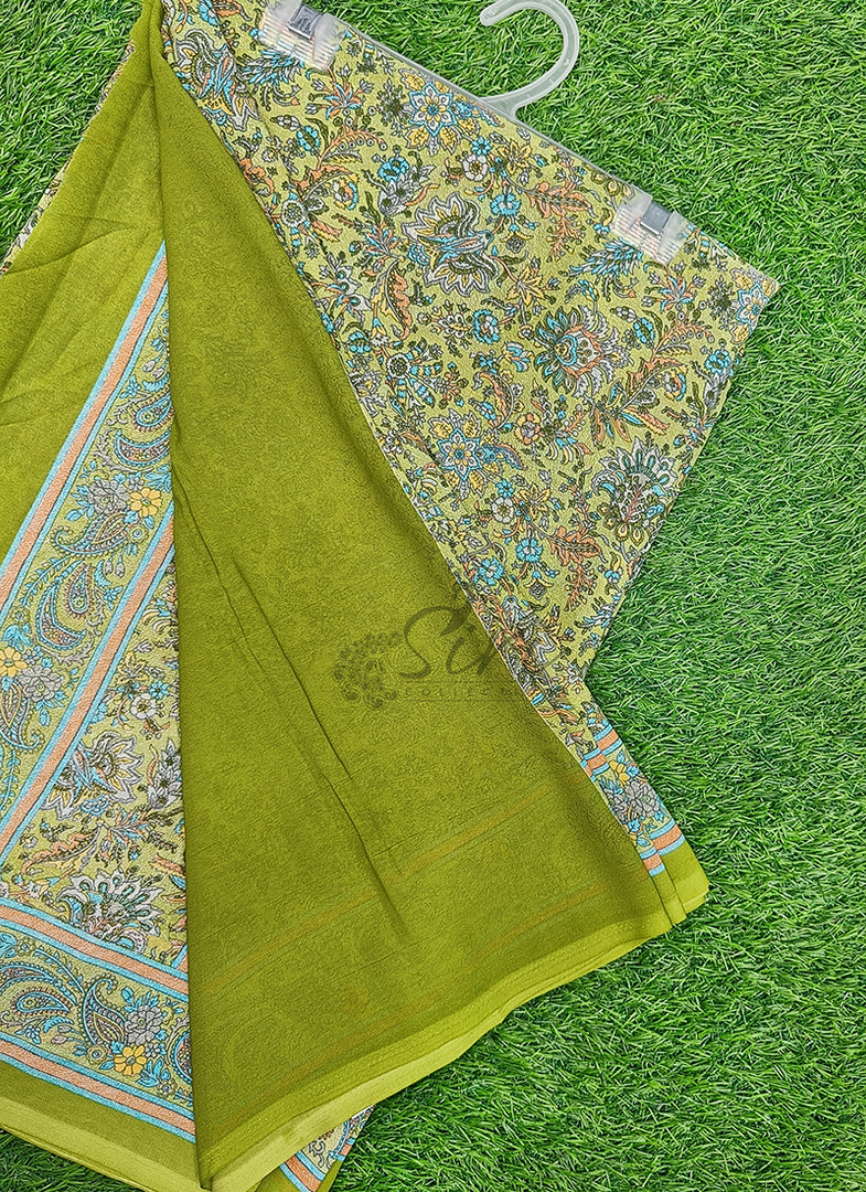 Latest Premium Printed Crepe Saree