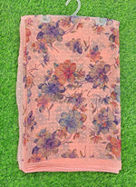 Load image into Gallery viewer, Beautiful Soft Georgette Saree in Self Butis