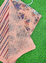 Load image into Gallery viewer, Beautiful Soft Georgette Saree in Self Butis