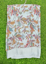 Load image into Gallery viewer, Beautiful Printed Moss Georgette Saree