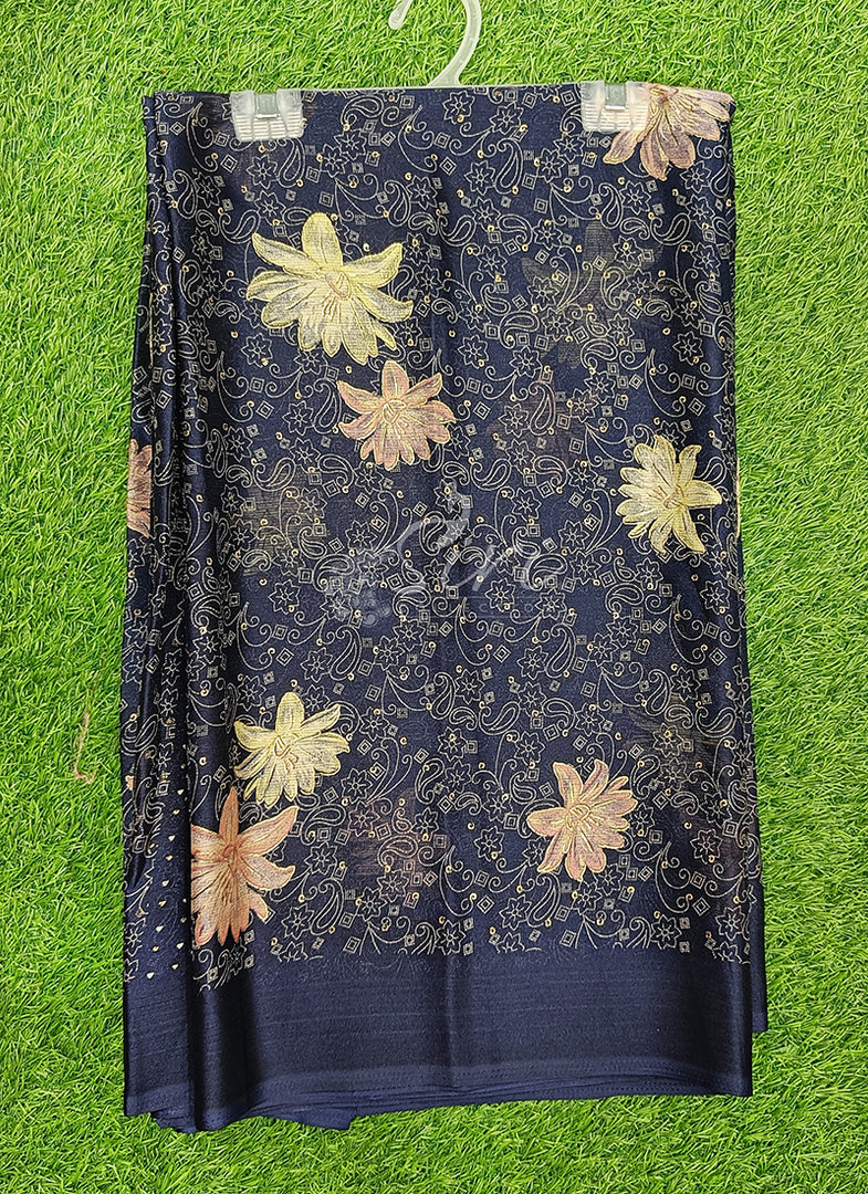 Latest Printed Chiffon Saree in Foil Print
