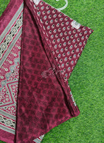 Load image into Gallery viewer, Latest Crepe Saree in Ajrakh Print