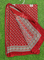 Load image into Gallery viewer, Latest Crepe Saree in Ajrakh Print
