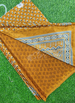 Load image into Gallery viewer, Latest Crepe Saree in Ajrakh Print