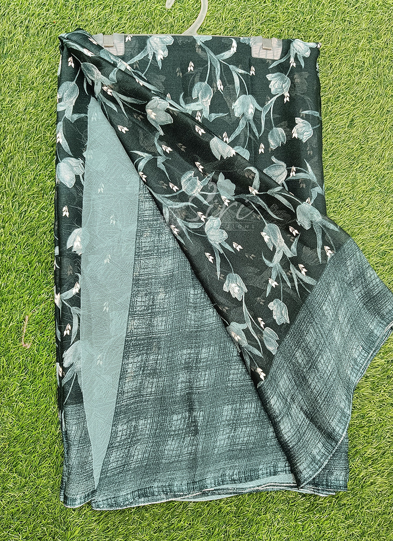 Latest Printed Chiffon Saree